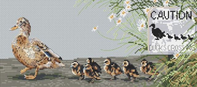 Ducks Day Out Cross Stitch Kit