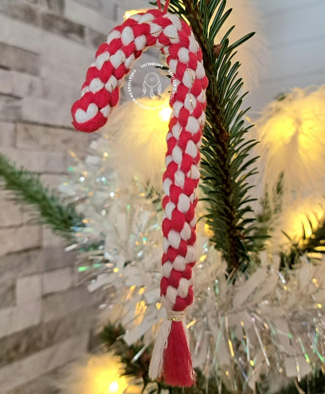 Sucre d'orge décoratif sapin